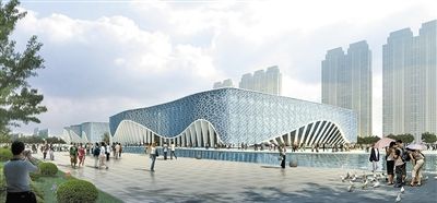 新鄉：平原體育會展中心正加緊施工 總投資約8億元